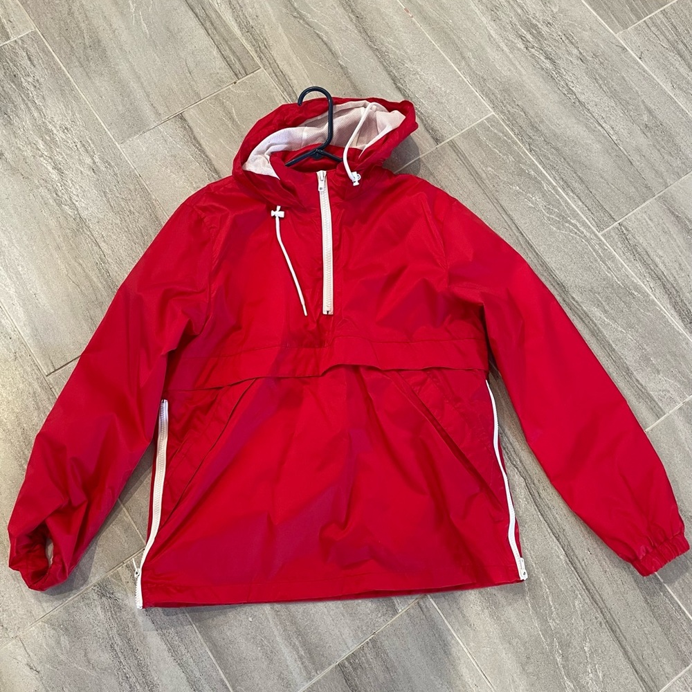 Mens Forever 21 Red Windbreaker
